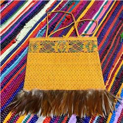 Ursule Beaugeste Paris Bohemian Macreme Feather Handbag, Neiman Marcus