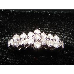 14kt White Gold & Diamond Anniversary Ring