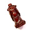 Image 2 : Vintage Chinese Oxblood Resin Statue Figure, Sanxing, Lu Xing