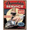 Image 1 : Dependable Service, Decorative Garage Shop Sign