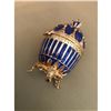 Image 4 : Russian Faberge Inspired Jeweled Trinket Box Egg