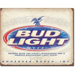 Bud Light Decorative Metal Advertising Sign