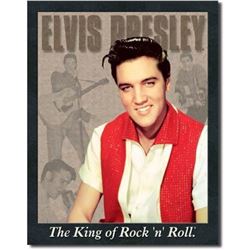 Elvis Portrait Decorative Metal Pub Bar Sign