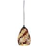 Image 1 : Mosaic Seashell Glass Mini Ceiling Pendant Light