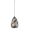 Image 2 : Mosaic Seashell Glass Mini Ceiling Pendant Light
