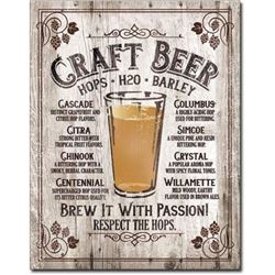 Craft Beer Decorative Metal Pub Bar Sign