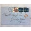 Image 2 : 1800s London Original Postmarked Handwritten Envelope and Letter