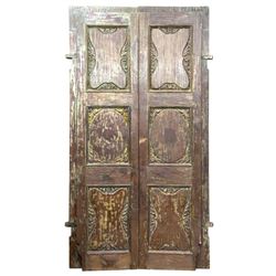 19thc Architectural Highly Carved Foliate Doors