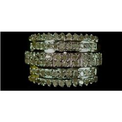 1ct Lab Created Diamond Cocktail Ring