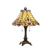 Image 1 : Tiffany-style Victorian Stained Glass Table Lamp