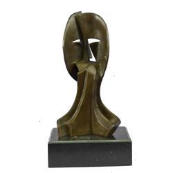 Pablo Picasso Tribute Face Mask Bronze Sculpture