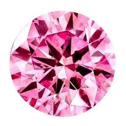 4ct Round Pink Brilliant Cut BIANCO Diamond
