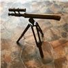 Image 2 : Vintage Brass Portable Tabletop Telescope With Tripod Stand