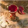 Image 4 : Russian Faberge-style Royal Chanticleer Trinket Jewel Box Egg Clock