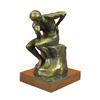 Image 1 : Rodin's Thinker, Symbol of Philosophy, Bronze Sculpture