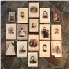 Image 1 : Grouping of 19th Century Cabinet Cards, Photos of Victorian Women, Men & Children