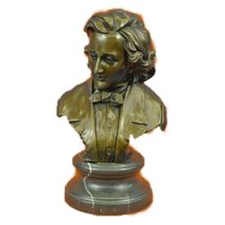 Bust of Ludwig van Beethoven Bronze Sculpture