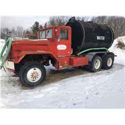 1962 MACK OFF ROAD WATER TRUCK W / 3" WATER PUMP