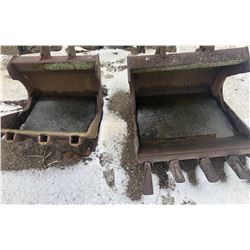 2 X ASPHALT REMOVER BUCKETS