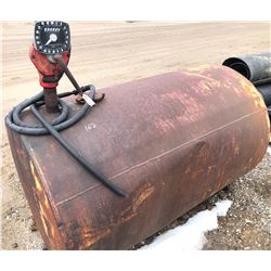 LARGE FUEL TANK W / PUMP - CONDITION UNKNOWN