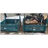 Image 1 : GR OF 2 STEEL BINS W / SCRAP CONTENTS