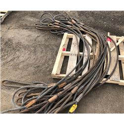 SKID LOT OF CRANE RIGGING