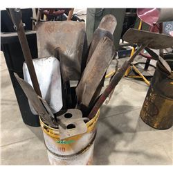 JOB LOT SHOVELS, HOE, ETC