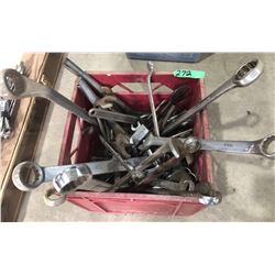 BOX LOT OF MISC WRENCHES