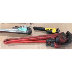 6 X PIPE WRENCHES