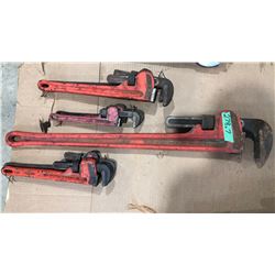 7 X PIPE WRENCHES