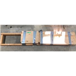 WOOD SHELVING UNIT