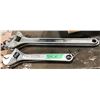 Image 1 : GR OF 4 LARGE ADJUSTABLE WRENCHES
