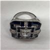 Image 3 : Ladies Blue And Silver Semi Precious Ring