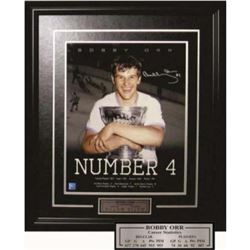 Bobby Orr #Number 4 Stanley Cup - Young Orr Autograph Cup Win