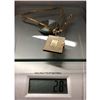Image 1 : Ladies 27" 10k Gold Box Chain Necklace With 14k Book Pendant