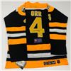 Image 1 : Authentic Boston Bruins Bobby Orr #4 Autographed Jersey With COA