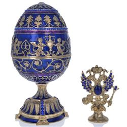 1912 Tsarevich Faberge Egg 5.5"