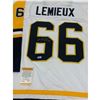 Image 2 : Authentic Autographed Mario Lemieux Pittsburgh Peguins Jersey With COA