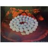 Image 1 : Stunning 49 Round Pearl Necklace With Gold Clasp