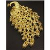 Image 3 : Large Royal Multi-Color Jewel Peacock Broach.