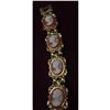 Image 4 : Elegant Ladies Gold Tone Quartz Watch with Unique Band