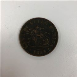 1854 Â½ Penny - Bank of Upper Canada