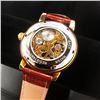 Image 4 : Forsining Wrist Watch Skeleton Dial with Mechanical Movement Men