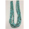 Image 1 : Three Strand Turquoise and Heishi Necklace