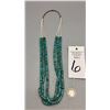 Image 6 : Three Strand Turquoise and Heishi Necklace