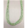 Image 1 : Five Strand Heishi Turquoise Necklace
