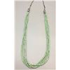 Image 5 : Five Strand Heishi Turquoise Necklace