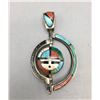 Image 6 : Exquisite Triple Spinner Zuni Inlay Pendant - Don Dewa