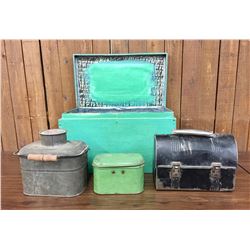 Vintage and Antique Lunch Box Lot