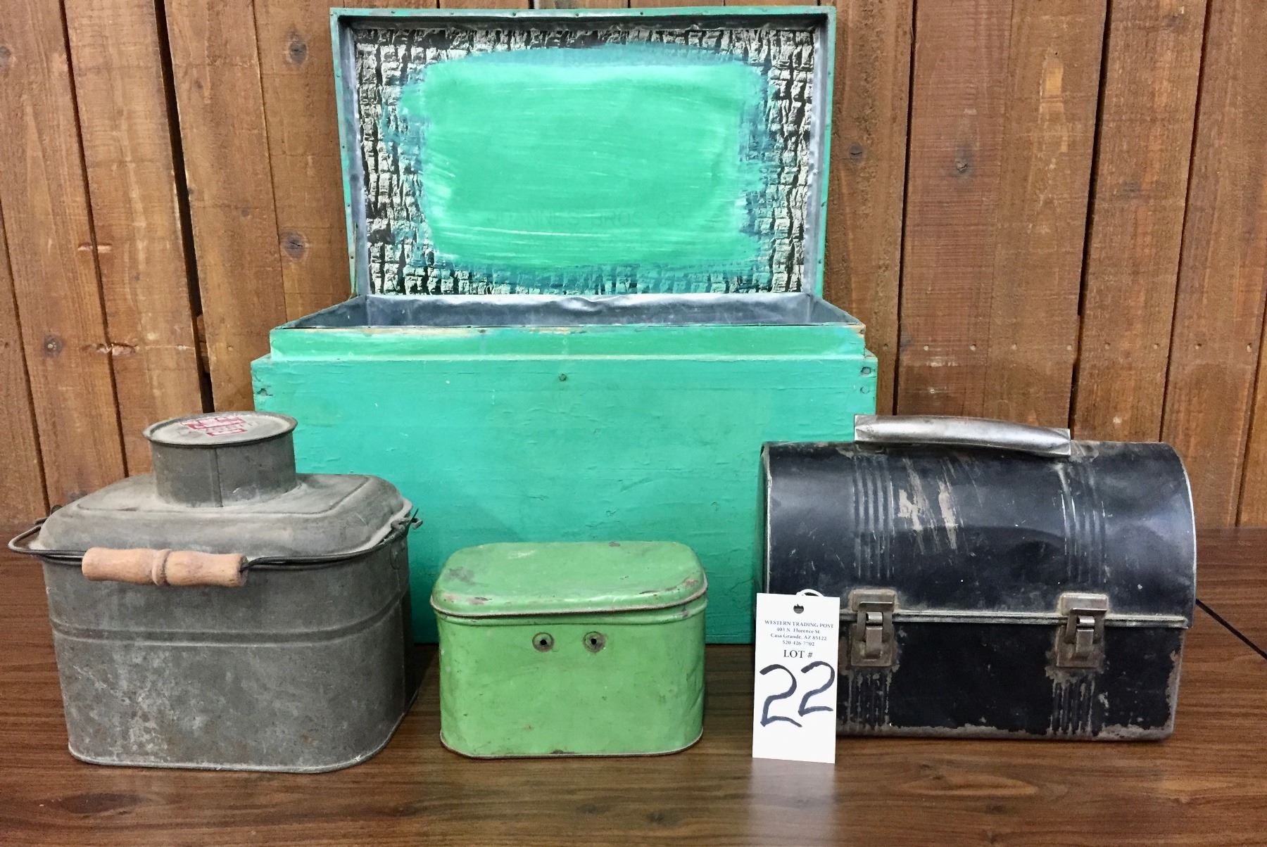 Vintage and Antique Lunch Box Lot